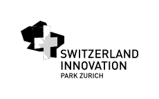 The logo of Switzerland Innovation. They are sponsor of amz racing.