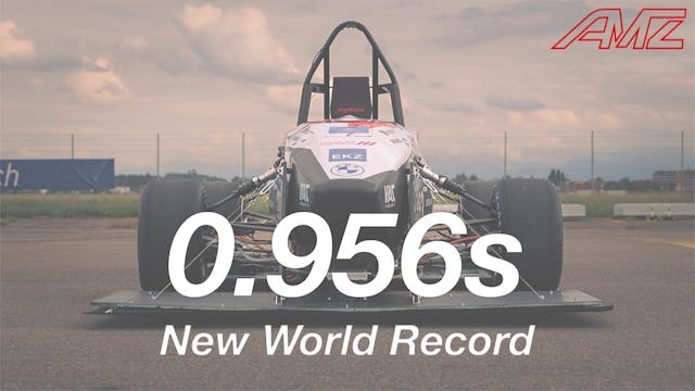 From 0 to 100 km/h in 0.956 seconds!!!<br /><br />We just received confirmation that our attempt to break the World Record in acceleration for an EV has been accepted by Guinness. This is not only a world record but also the first time an electric vehicle has reached the sub-one second milestone. <br /><br />This incredible achievement would not have been possible without the involvement of numerous members of the association, our universities @ethzurich and @hslu_luzern and the support of our sponsors. Thank you all for your collaboration and for believing in our dream.